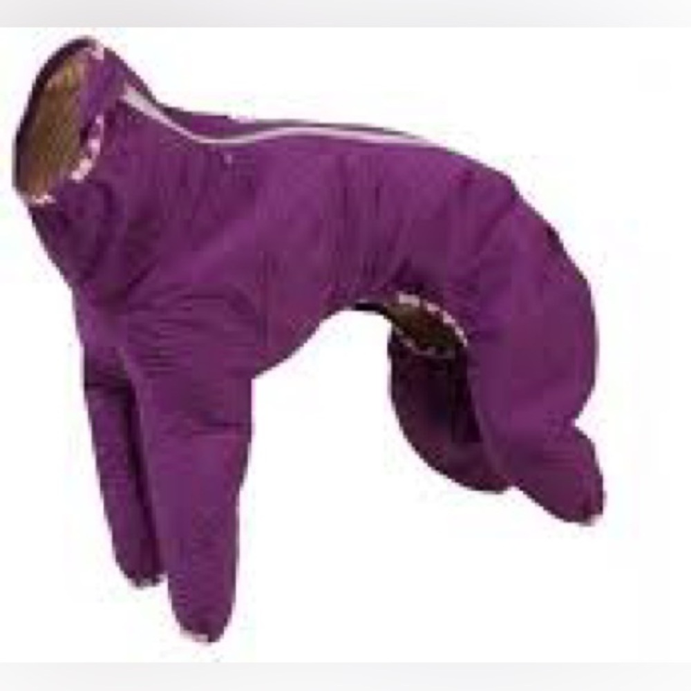 Hurtta quilted pet parka jacket size L 35L/14L Heather/Purple NWOT